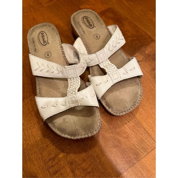 Woman’s Dr. Scholls double air, pillow, leather sandals - Picture 1 of 5